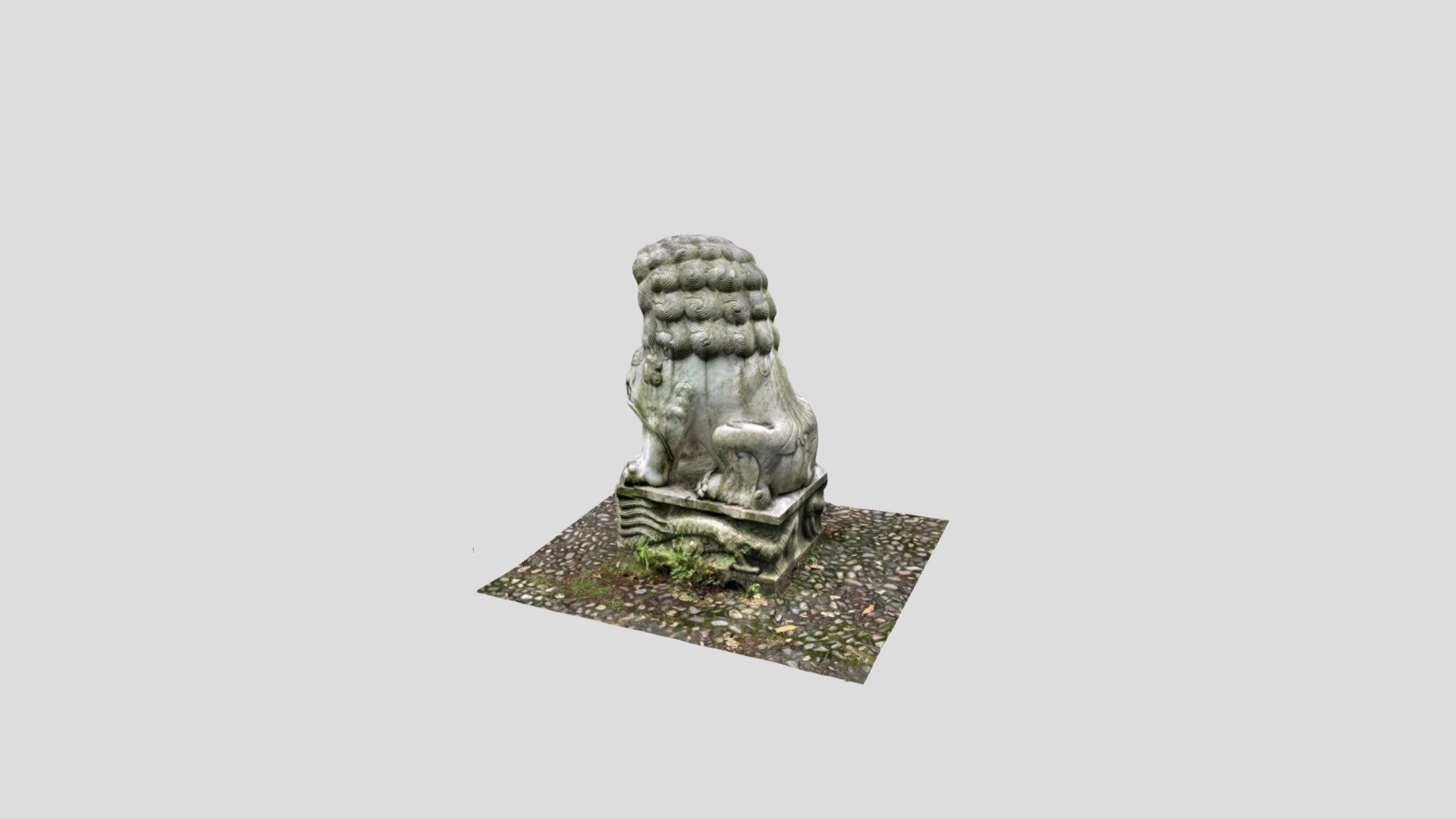 LiDAR Scan - Chinese Guardian Lion