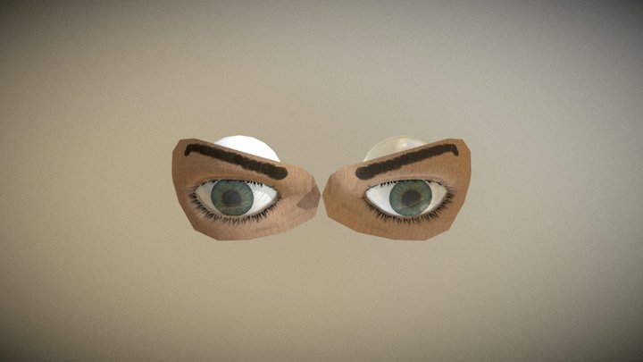 Eye Test 3D Model