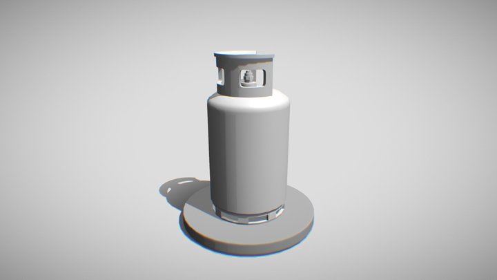 Gas cylinder 3D Model