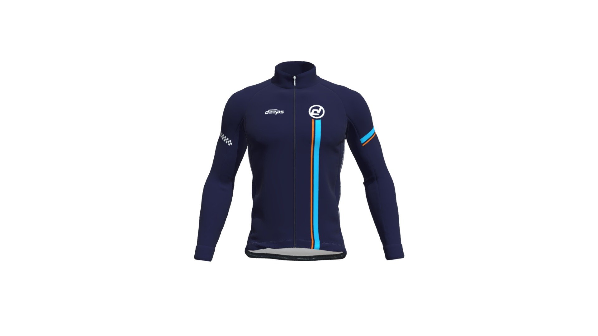 Deeps Marino 2022 - Maillot manches longues — Sketchfab embed 3D viewer