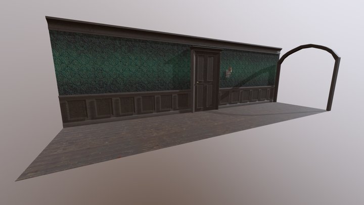 JohnstoneHallway 3D Model