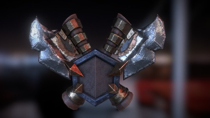 Warrior Shield 3D Model