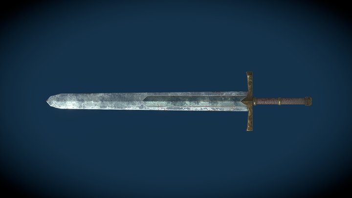 Ancient Sword 3D Model