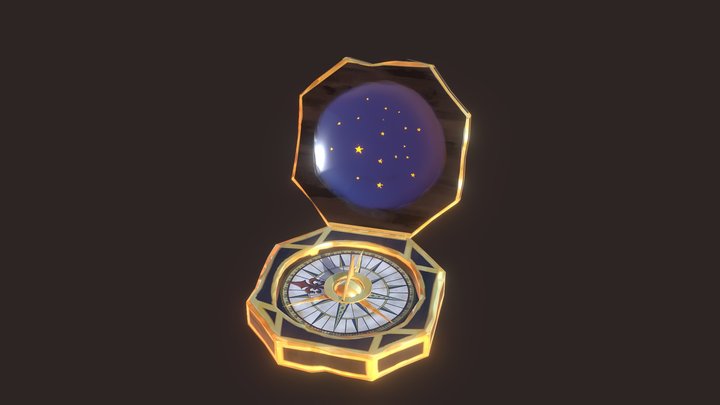 jack sparrow's compass sea of thieves style 3D Model