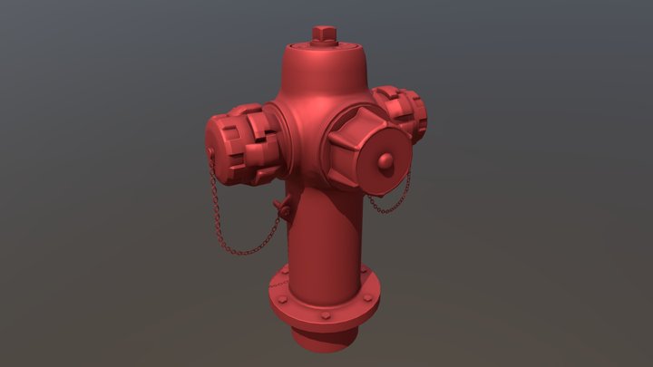 Hydrant (Modeling First Pass) 3D Model