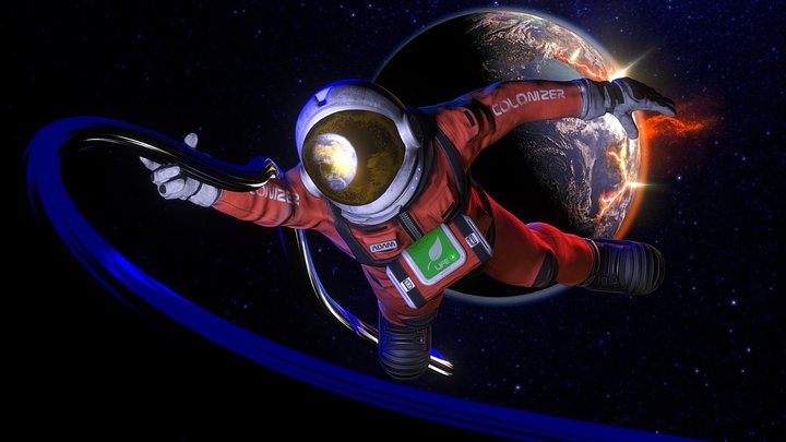 Adam colonizer 3D Model