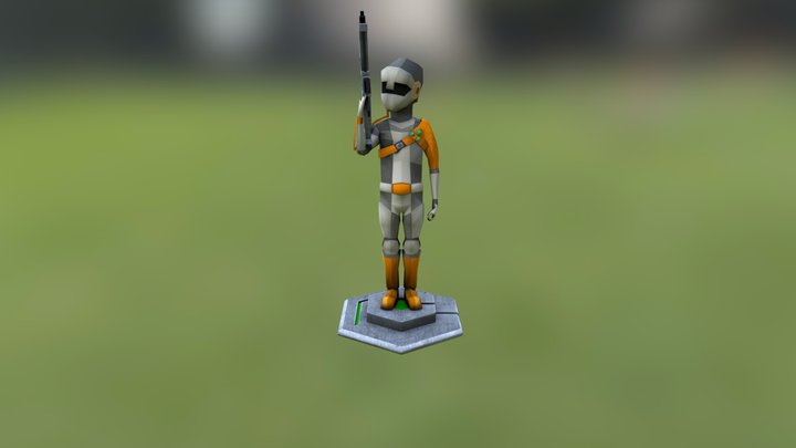 Soldado Especial Burenda. Codenome: Walkher. 3D Model