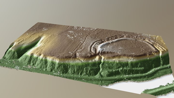 Ringwalburg Heimenberg - Rhenen (Netherlands) 3D Model