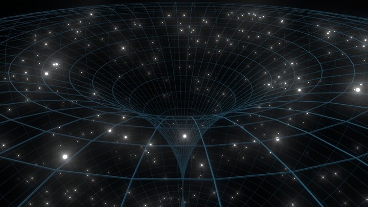 Warped Spacetime 3D Model