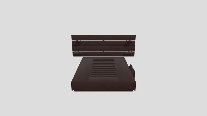Bed Frame With Storage Chestnut – Free 3D Model STL