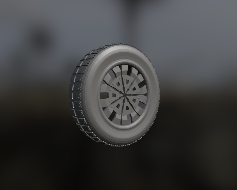 Wheel - 3D model by GerSheph [cbf2e63] - Sketchfab