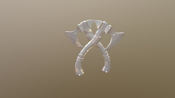Dwarf Axe 3D Model