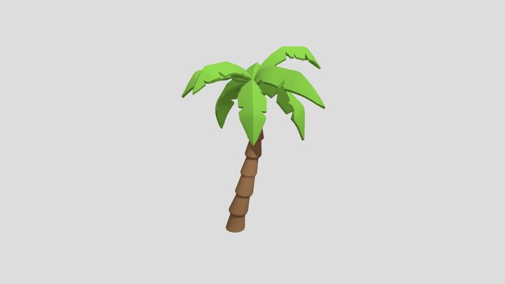Monkey Corp Palm tree 3D Model