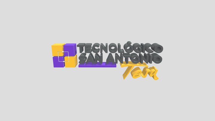 Logo Institucional TESA. 3D Model