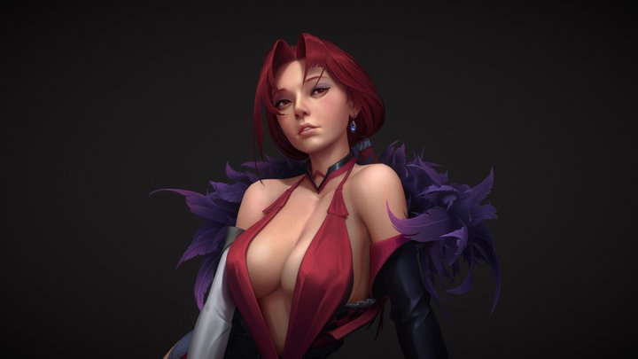 Red Velvet 3D Model