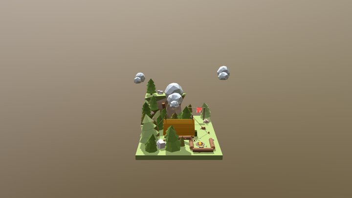 Fire Camp 3D Model