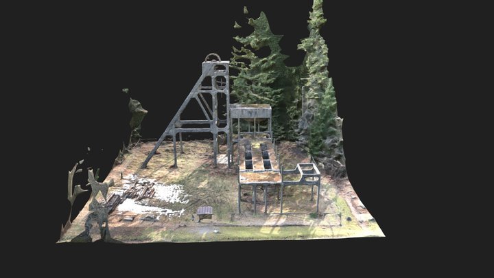 morden mine 3D Model