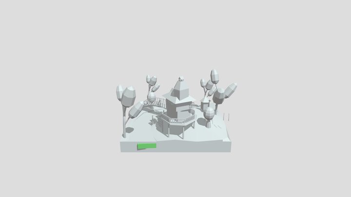 Blockout Second Try 3D Model