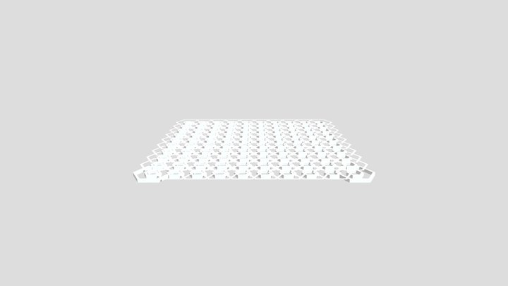 Hexagonal Islamic Pattern 3D Model