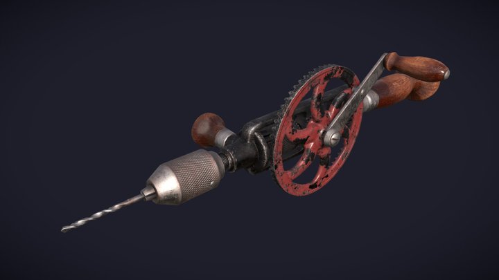 Miller Falls No.980 - Game Ready Asset 3D Model