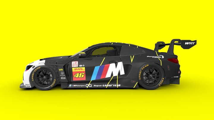 BMW M4 GT3 3D Model