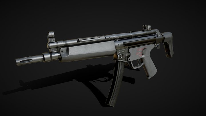 HK MP5 3D Model