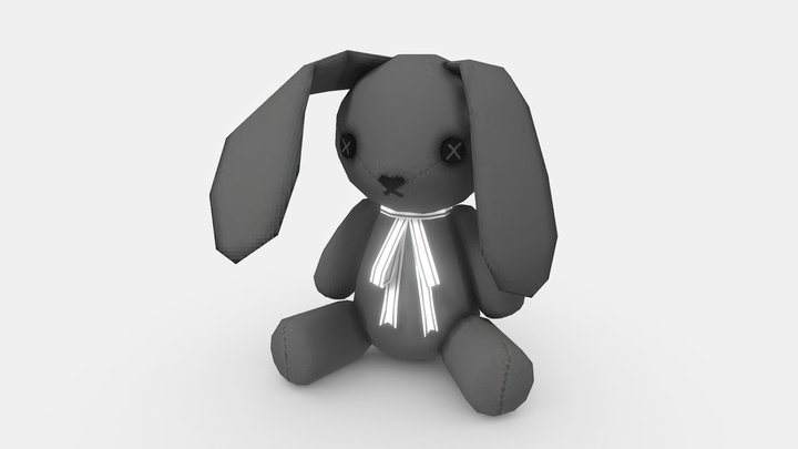Toy Bunny 3D Model