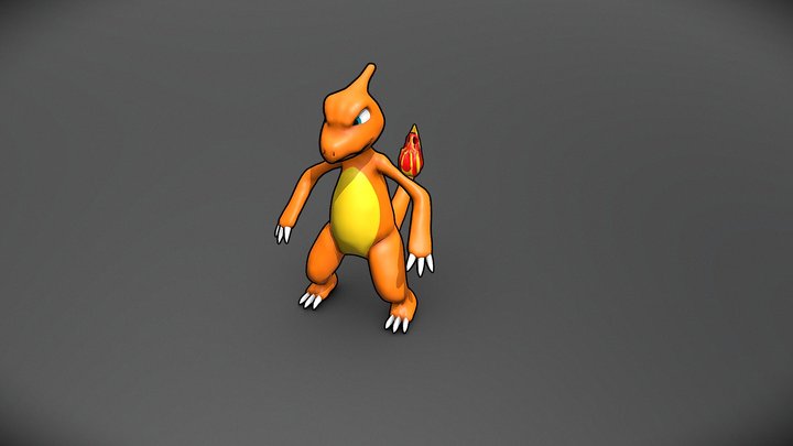 Charmeleon 3D Model