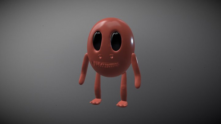 6 (monster) #sculptjanuary18 3D Model