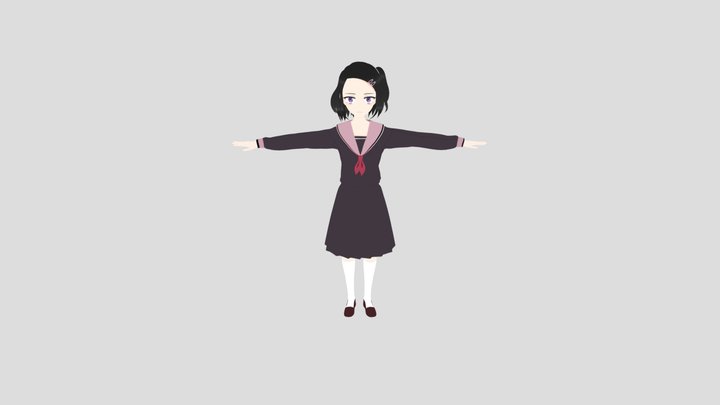 Kat from Project Kat : Paper Lily prequel 3D Model