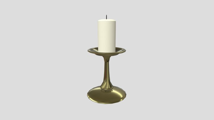 Candle 3D Model