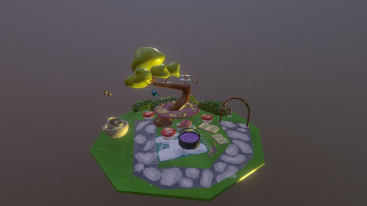 Magical Tea Party 3D Model