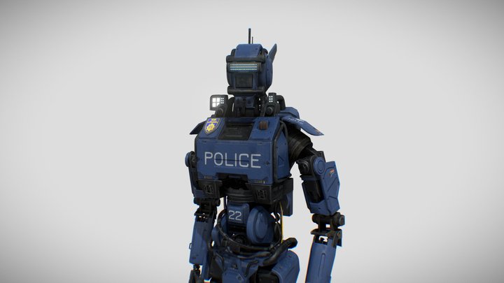 Robot Chappie 3D Model