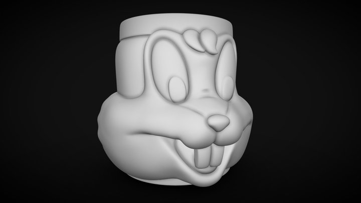 Bugs Bunny mug 3D Model