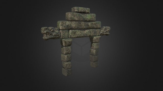 Mayan Ruins 3D Model
