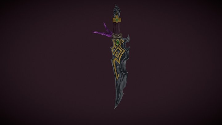 "Student Work" Blade world of warcraft 3D Model