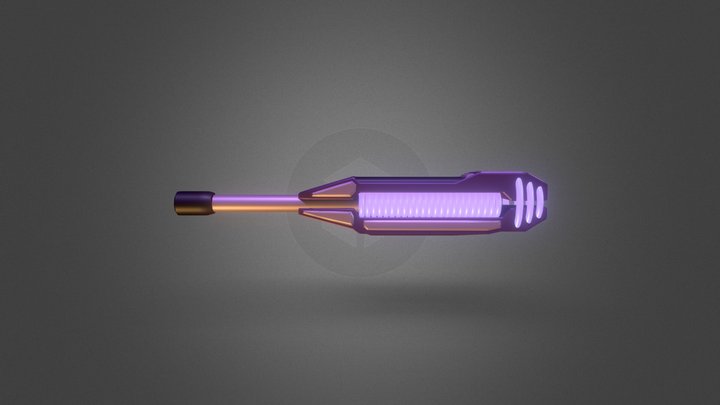 Plasma Gun 3D Model