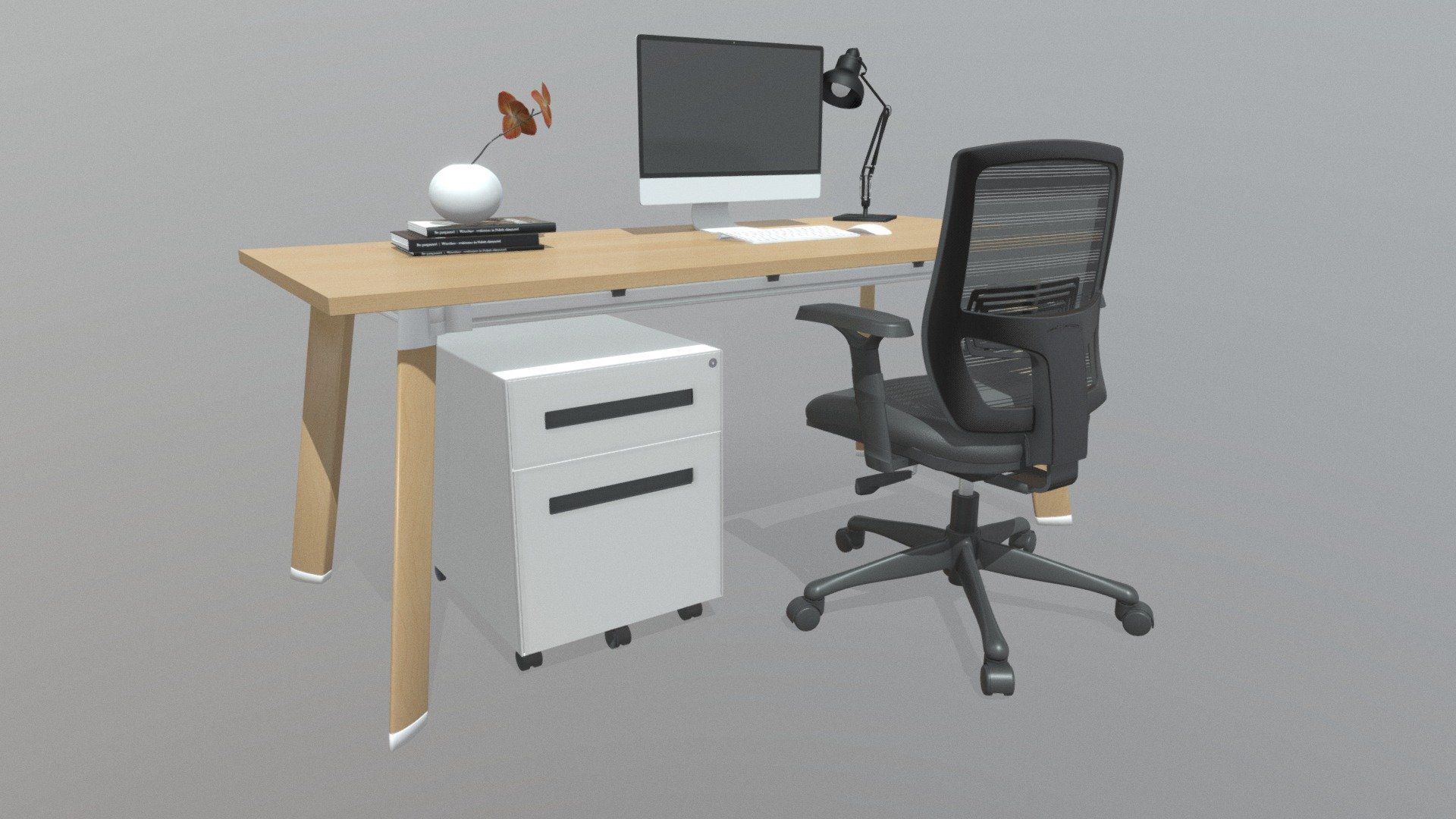 Switch Executive Desk Natural Legs