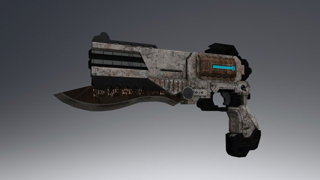 Crusader Pistol 3D Model