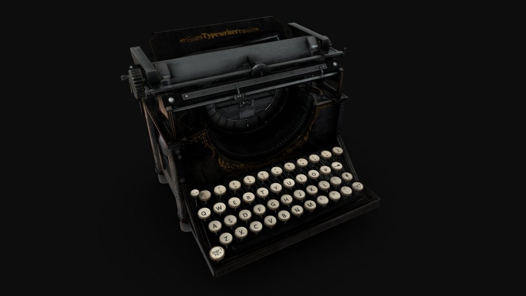 Victorian typewriter