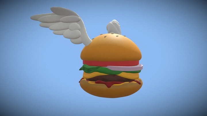 Sculptober Day 9 - Wing 3D Model