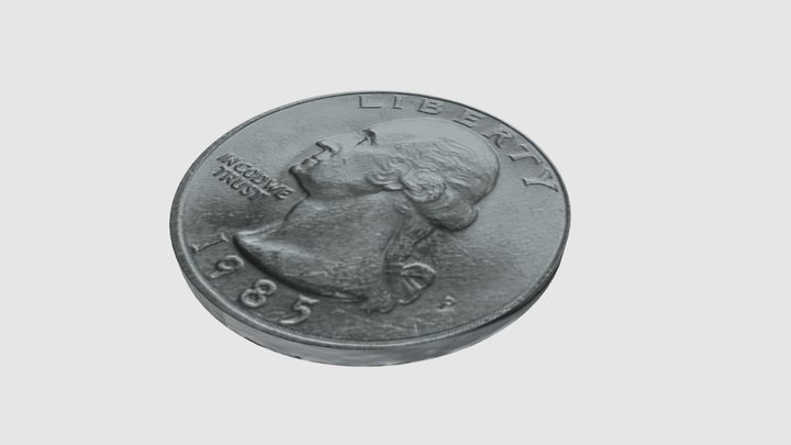 US quarter 3D Model