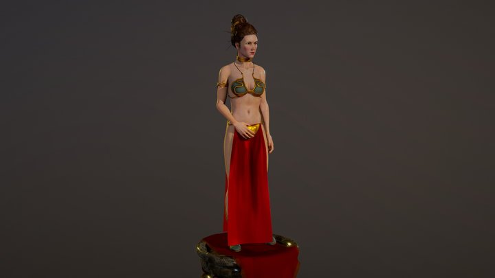 Princess Leia 3D Model