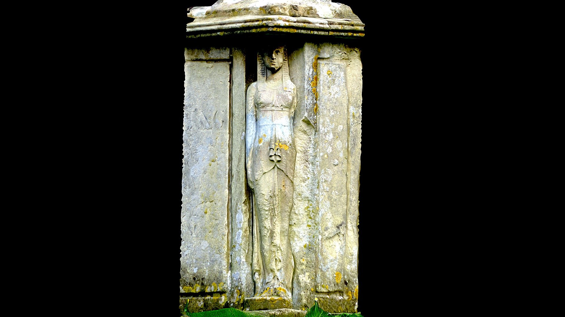 Egyptian caryatid, Fairford, Gloucestershire