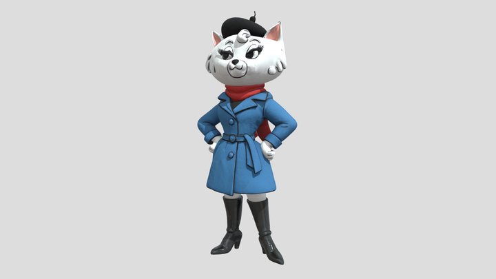 Goldie The French Stylish Cat Detective