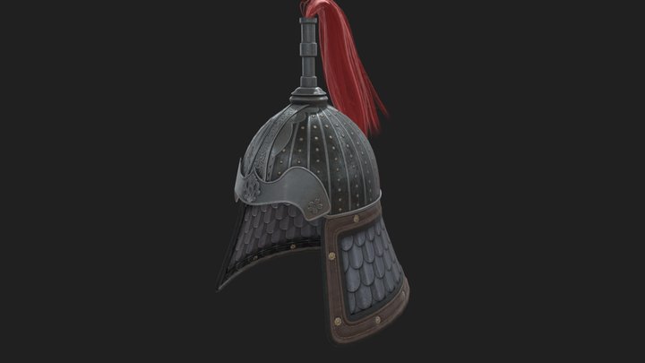Procedural helmet test 9 – Modello 3D gratuito STL