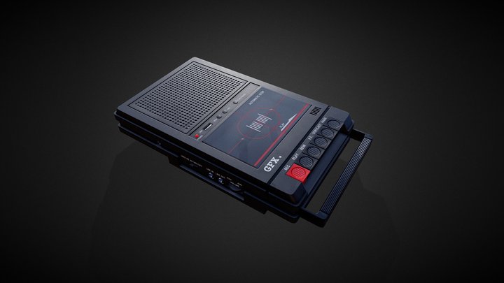 Cassette Recorder - Tutorial Included 3D Model