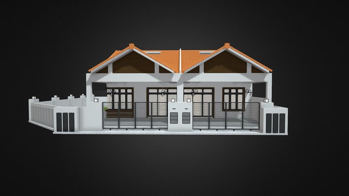 TAMAN PARIT BESAR, Jln Junid, Muar 3D Model