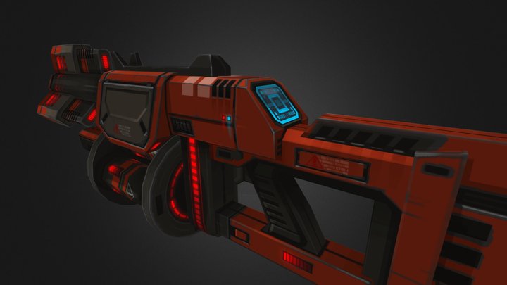 FragLauncher 3D Model