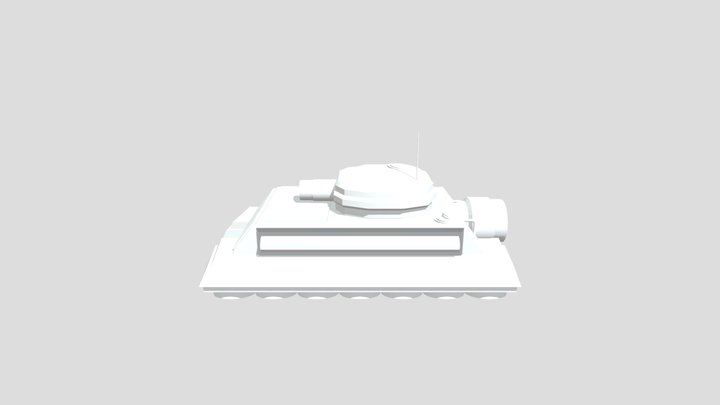 Hover Tank 3D Model